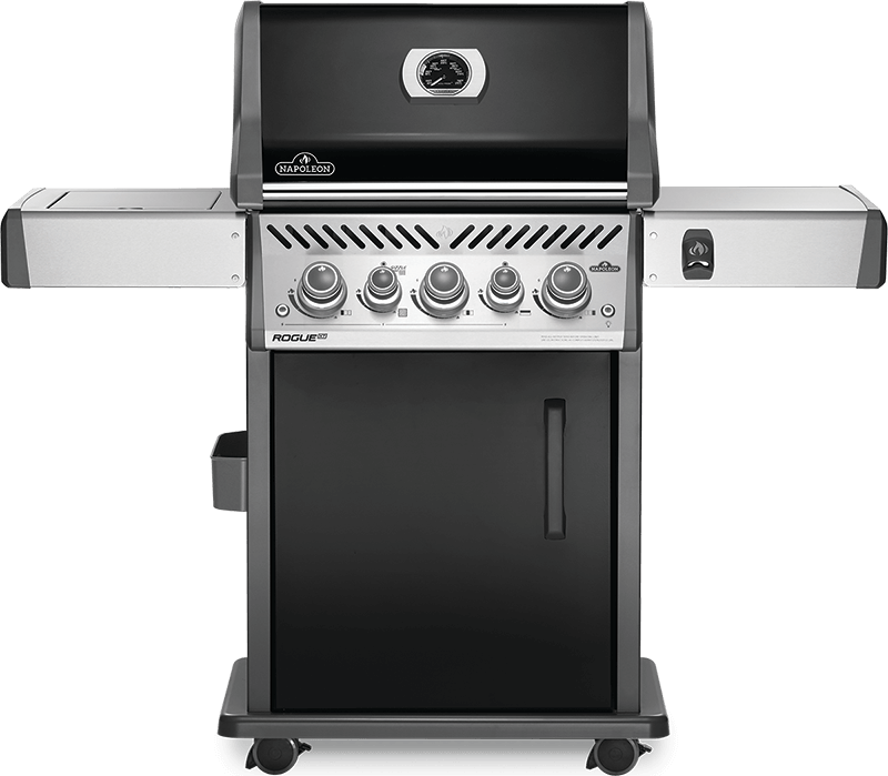 Napoleon Gasbarbecue Rogue 425 Met Gietijzeren Roosters - Zwart