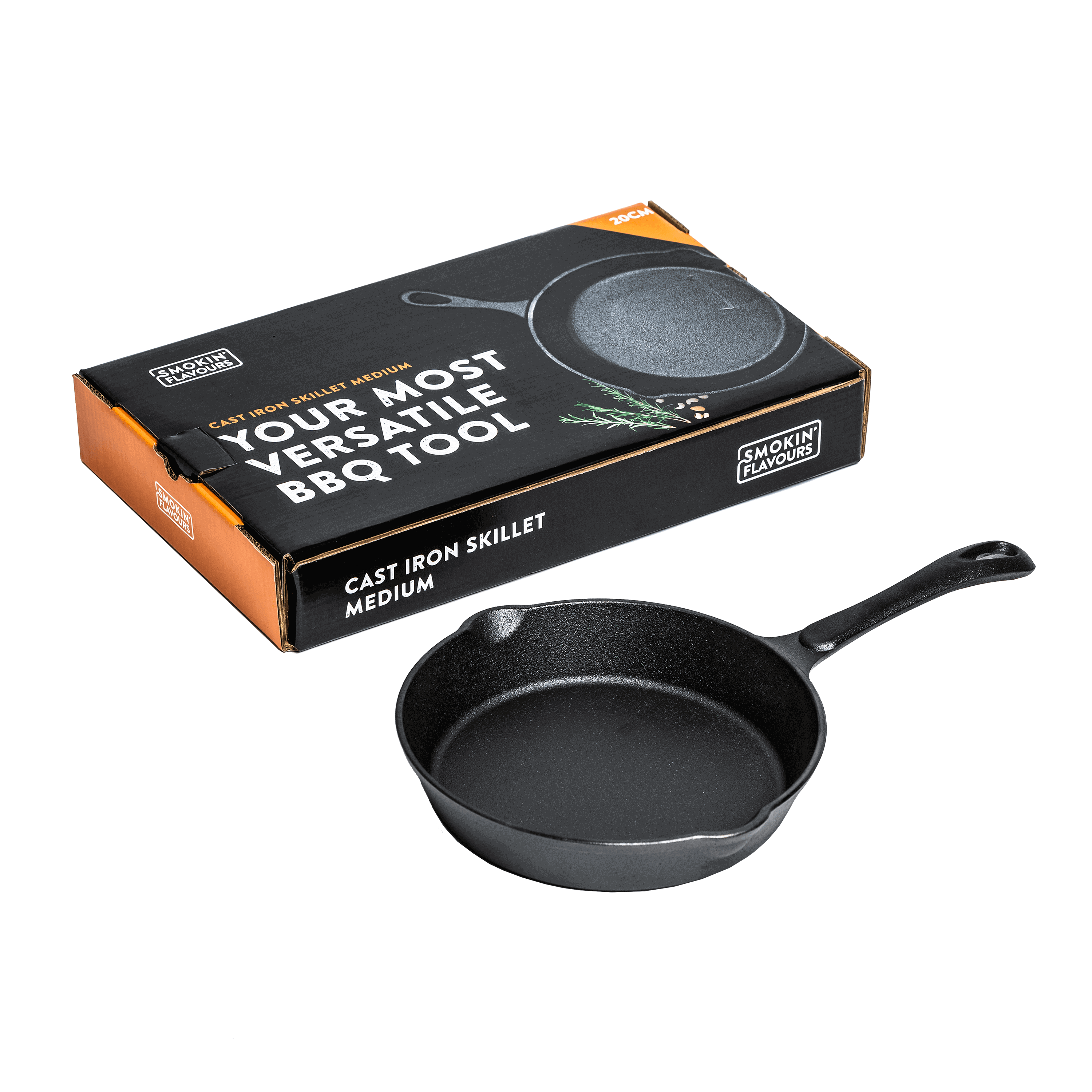 Smokin' Flavours Gietijzeren Skillet 20 Cm