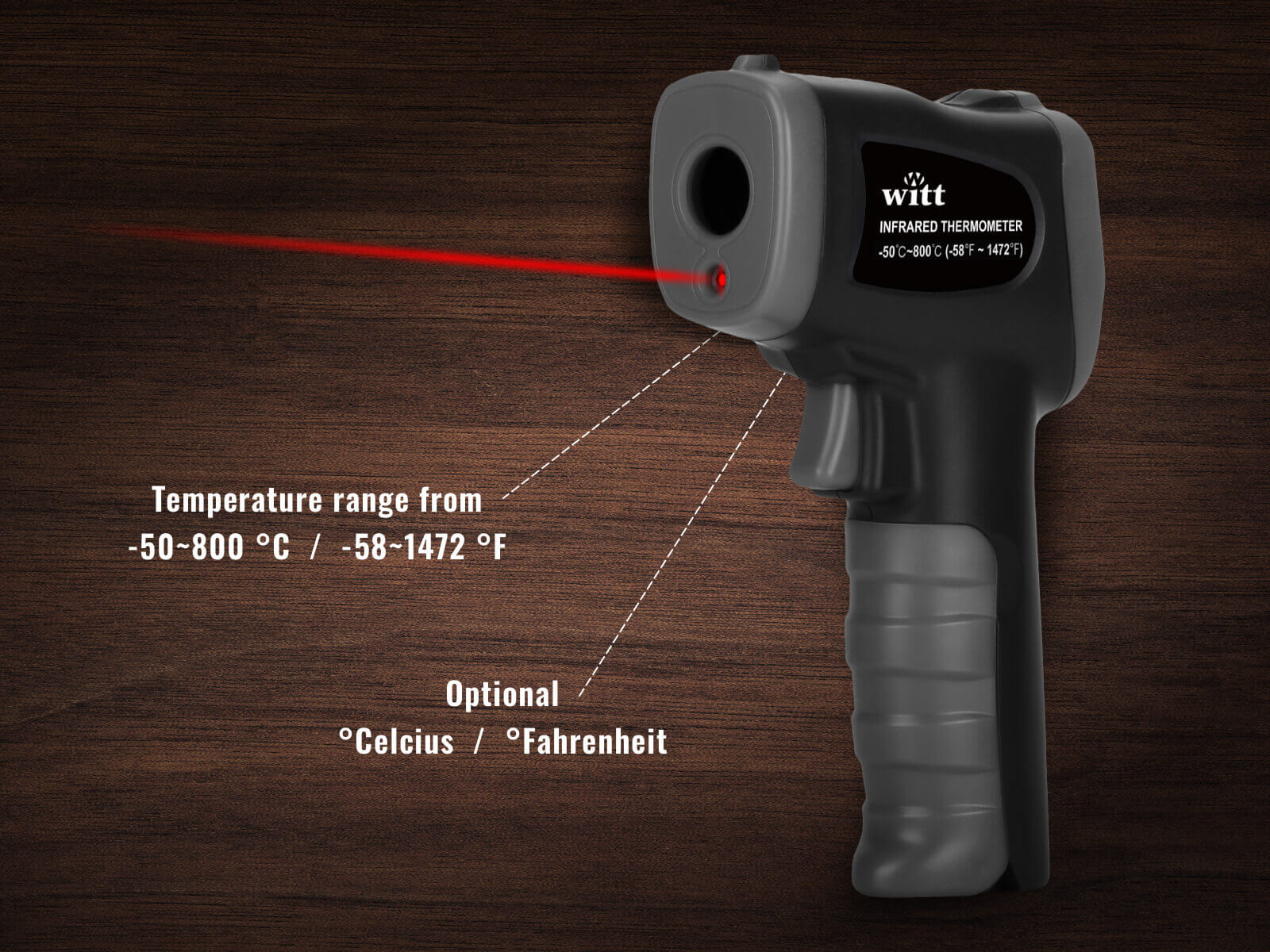 Witt Pizza Infrarood Temperatuurmeter