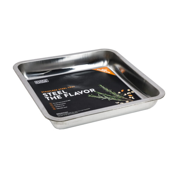 Smokin' Flavours Rvs Tray 30 X 30 Cm