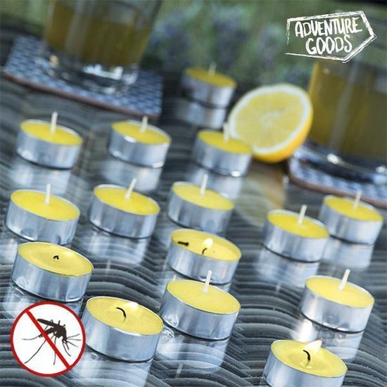 Theelichtjes Citronella 15 Stuks