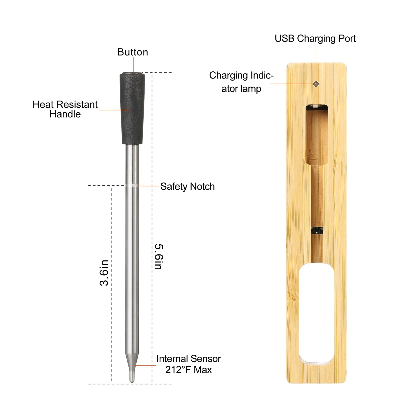 Wireless Smart Cooking Thermometer