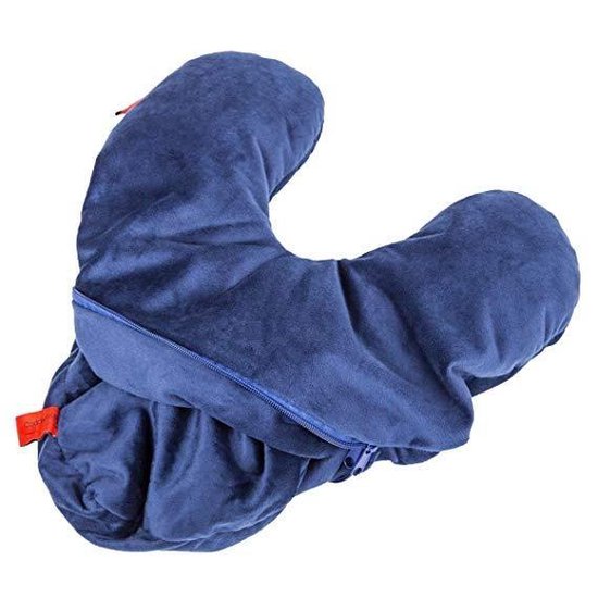 Cuddlebug Kussen 2 In 1 - Blauw