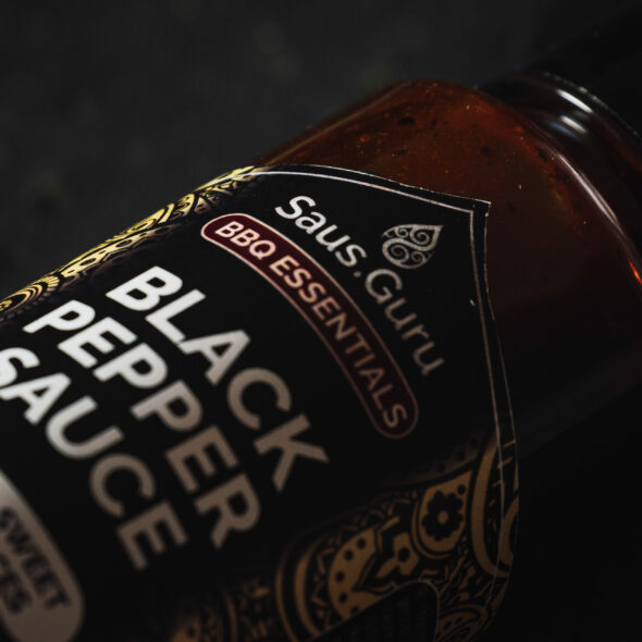 Saus.Guru Black Pepper - Bbq Sauce  0,25 L