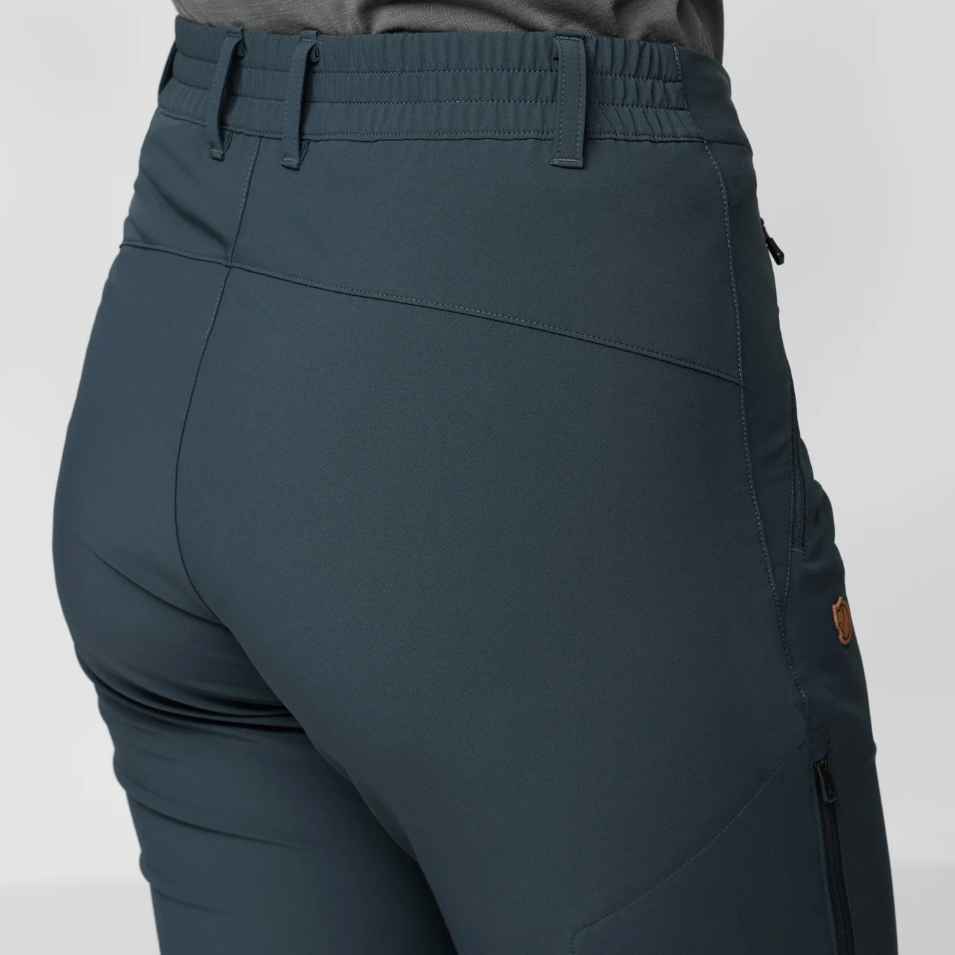 FJÄLLRÄVEN ABISKO TRAIL STRETCH TROUSERS DAMES - DARK NAVY