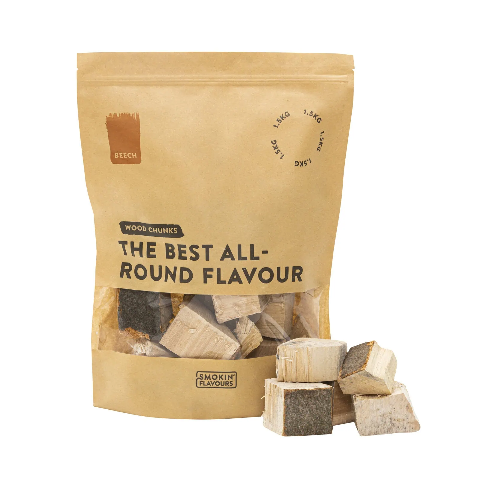 Smokin' Flavours Rookchunks 1,5 Kg - Beuk