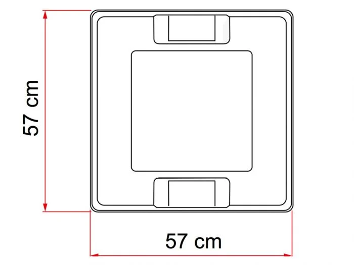 Fiamma Dakluik Vent 50X50 White