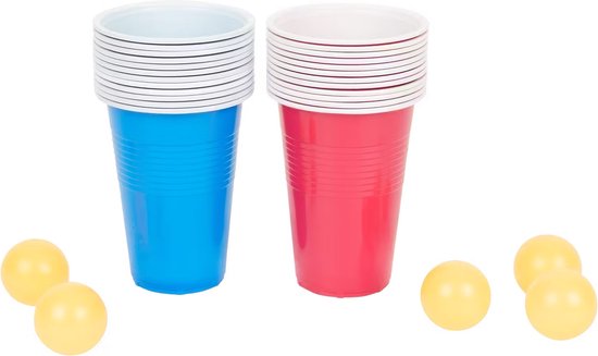 Bier-Pong Spel 48Pcs