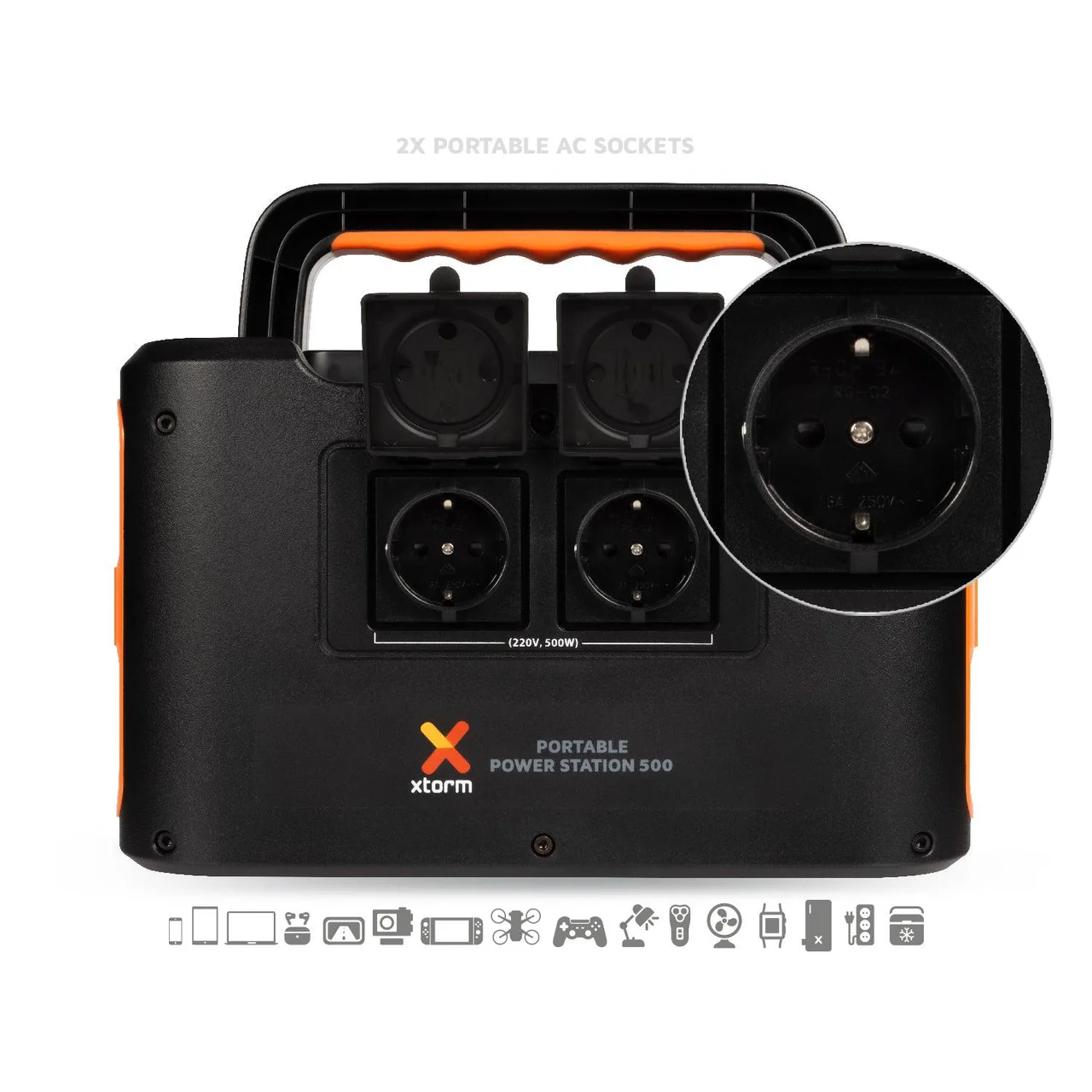 Xtorm Portable Power Station 500 UK Incl. Verloop NL