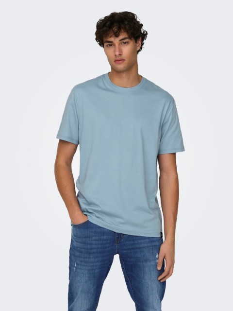 Only & Sons Max Life Ss Stitch Tee Heren