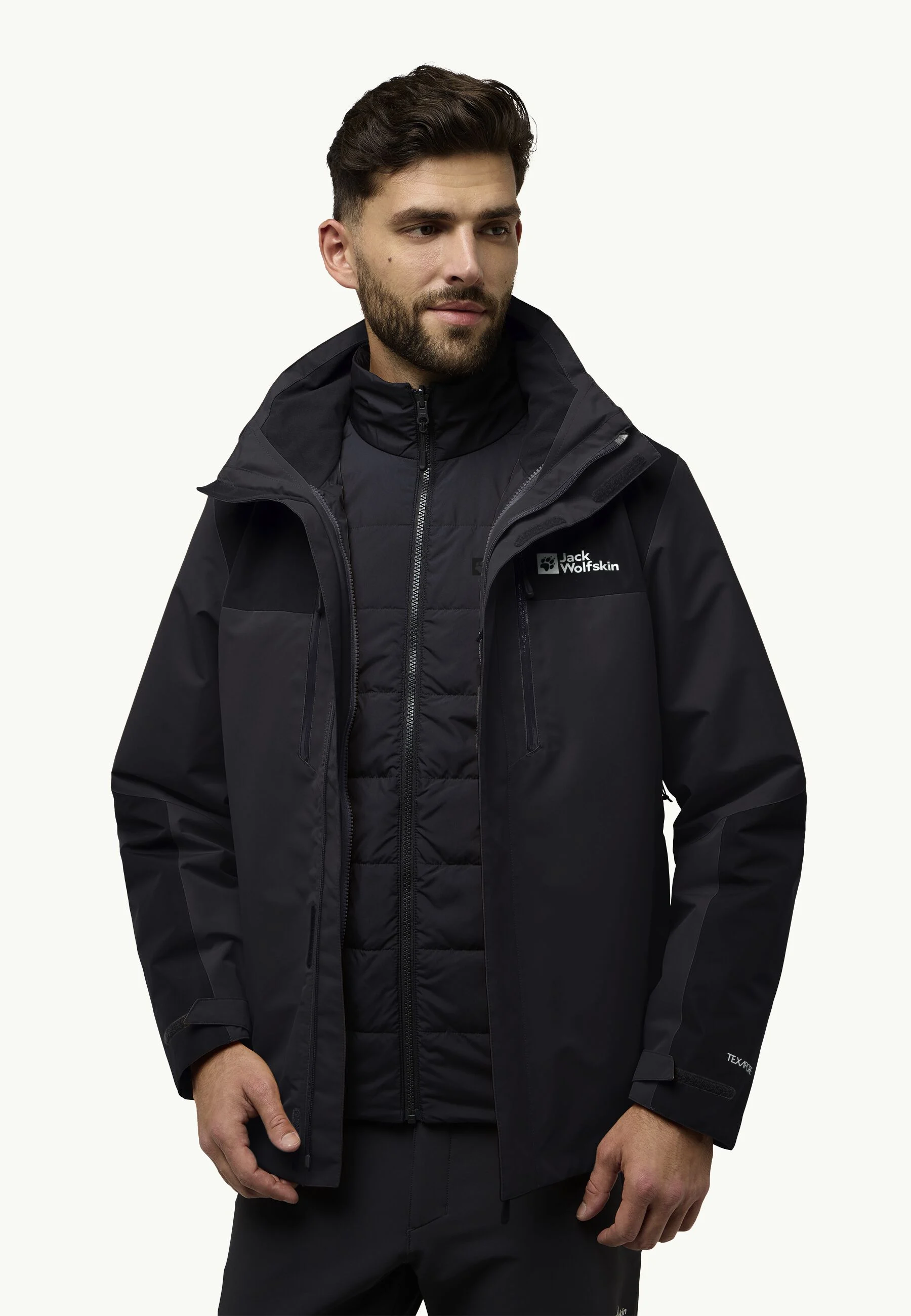 Jack Wolfskin Jasper 3 in 1 Jacket Heren