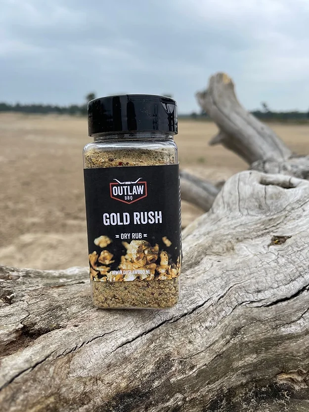 Outlaw Bbq Dry Rub Gold Rush 240 Gr