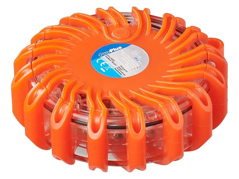 Proplus Waarschuwings-Disk 16Led Oranje