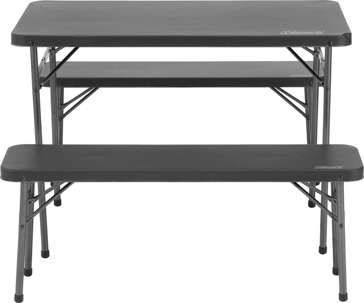 Coleman campingtafel met 2 bankjes