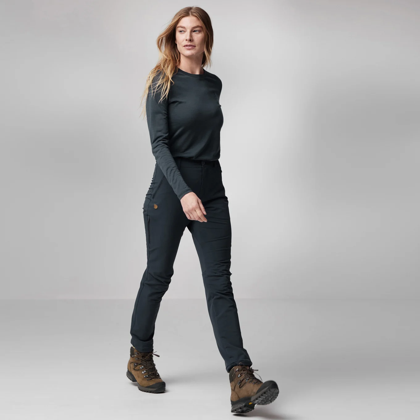 FJÄLLRÄVEN ABISKO WINTER STRETCH TROUSERS DAMES - BLACK